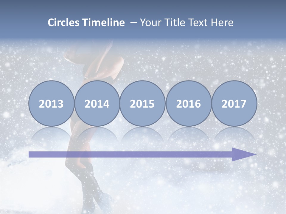 Bikini Blue Night PowerPoint Template