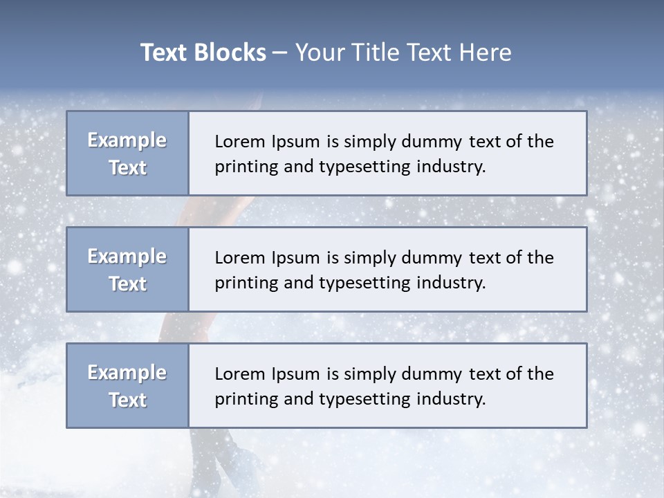 Bikini Blue Night PowerPoint Template