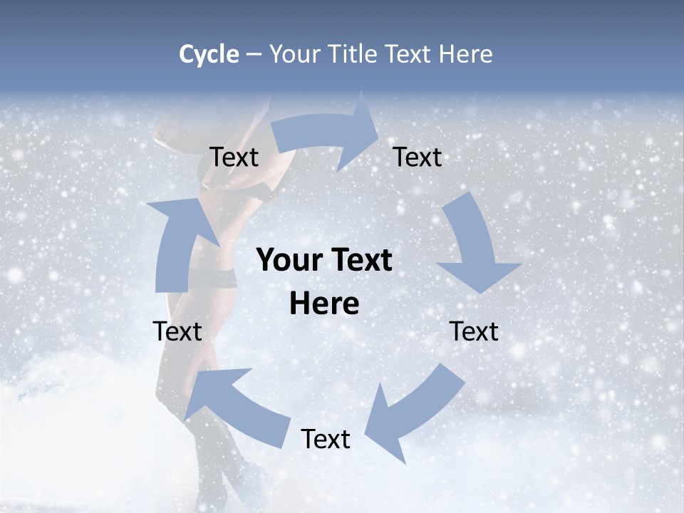 Bikini Blue Night PowerPoint Template