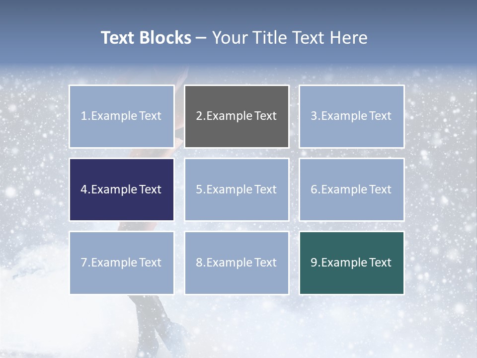 Bikini Blue Night PowerPoint Template