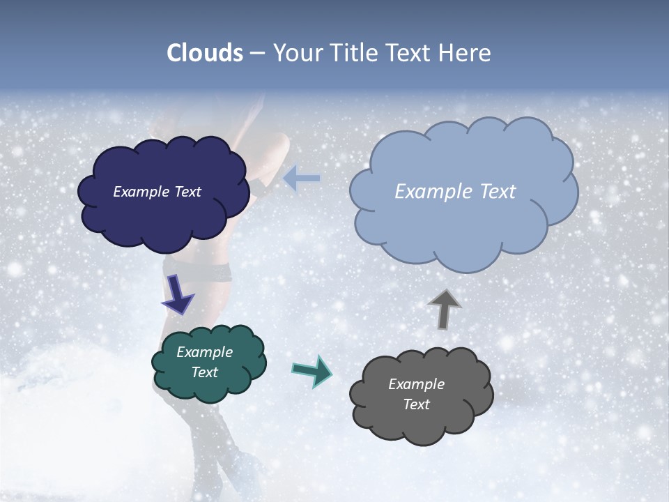 Bikini Blue Night PowerPoint Template