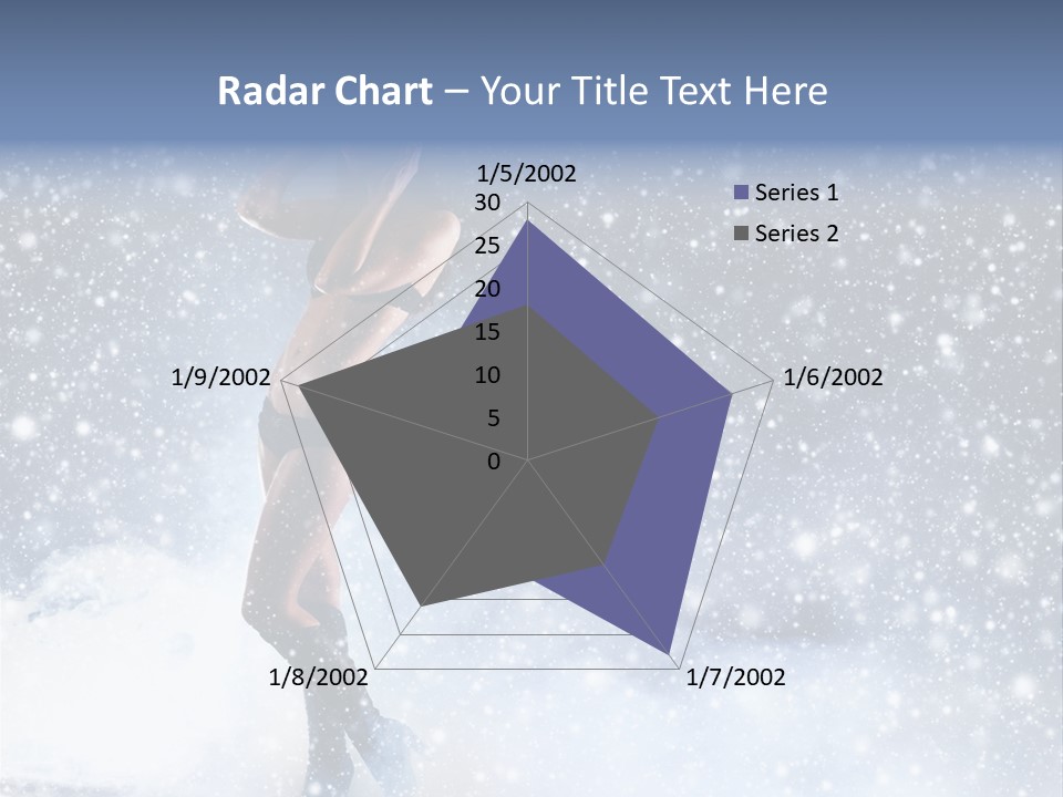 Bikini Blue Night PowerPoint Template