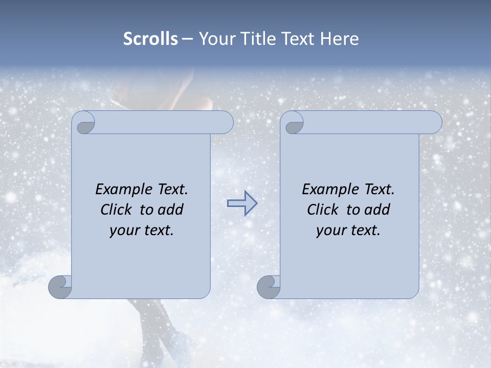 Bikini Blue Night PowerPoint Template