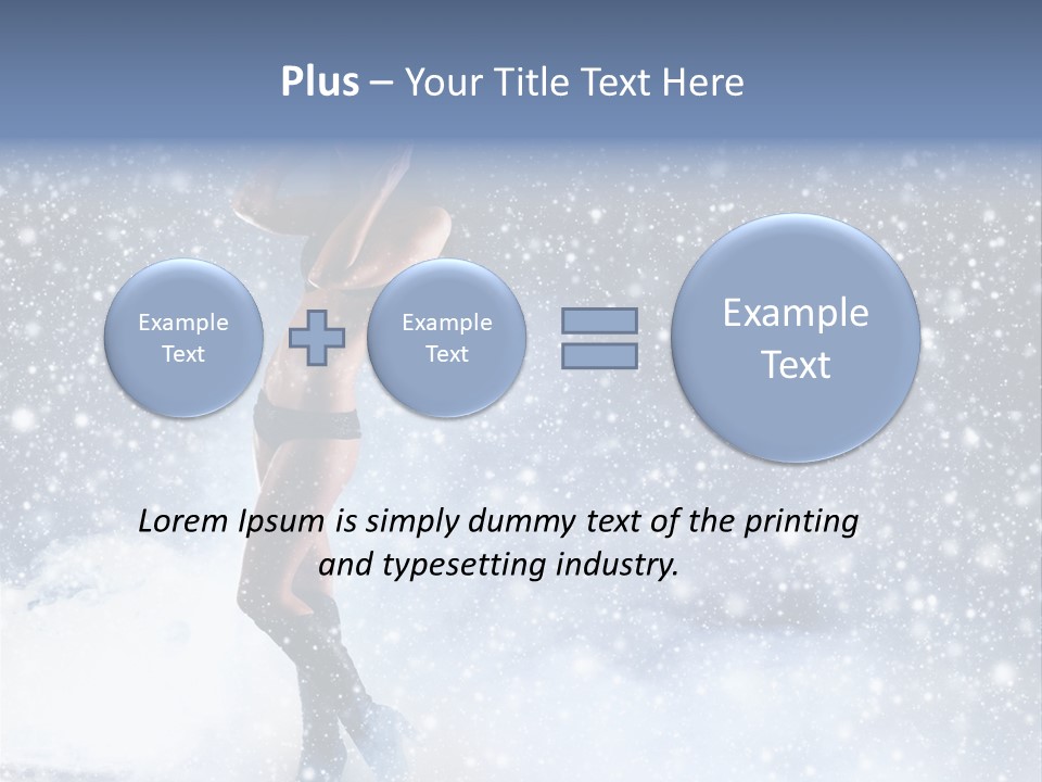 Bikini Blue Night PowerPoint Template