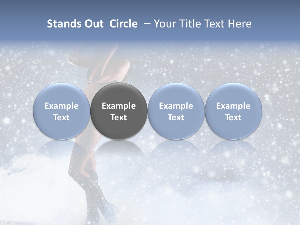 Bikini Blue Night PowerPoint Template