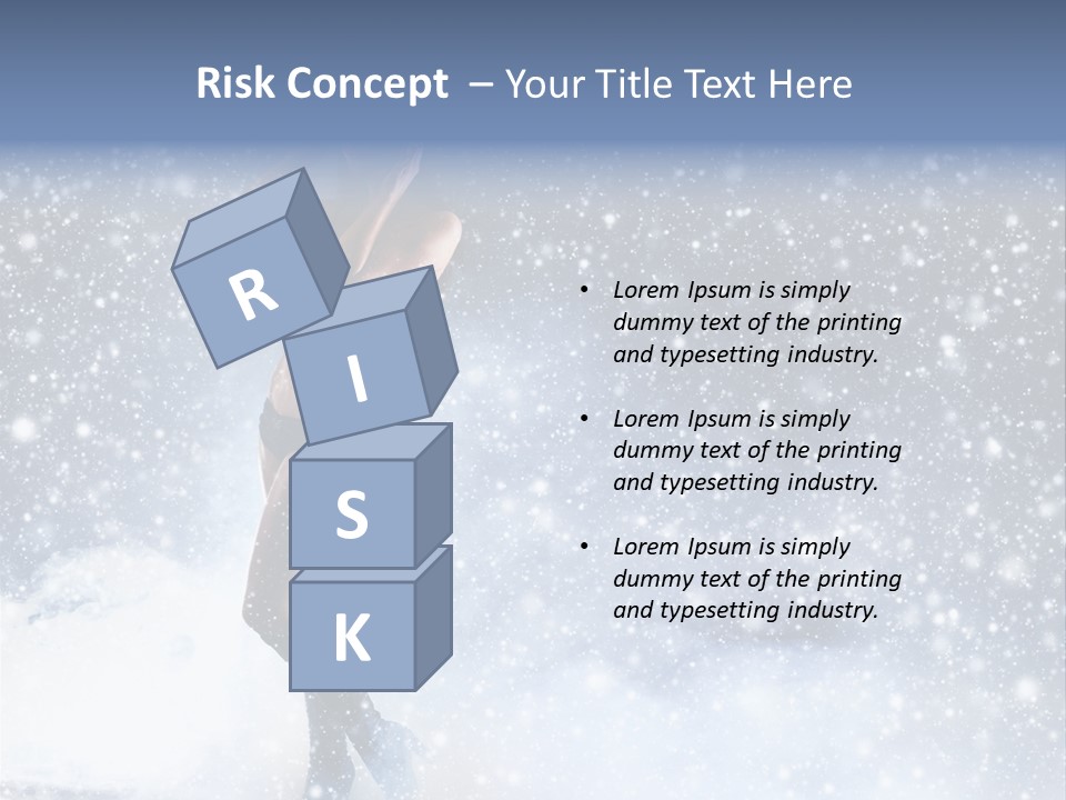 Bikini Blue Night PowerPoint Template