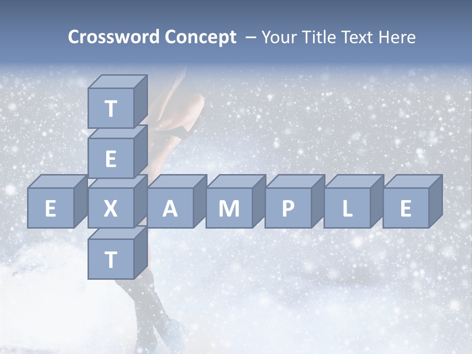 Bikini Blue Night PowerPoint Template