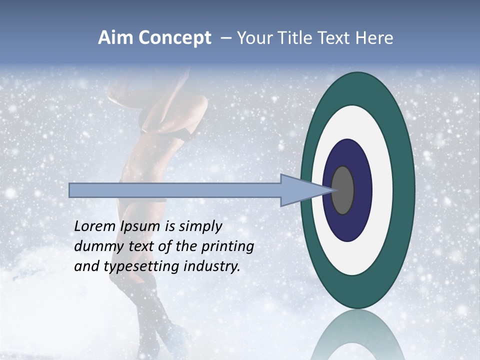 Bikini Blue Night PowerPoint Template