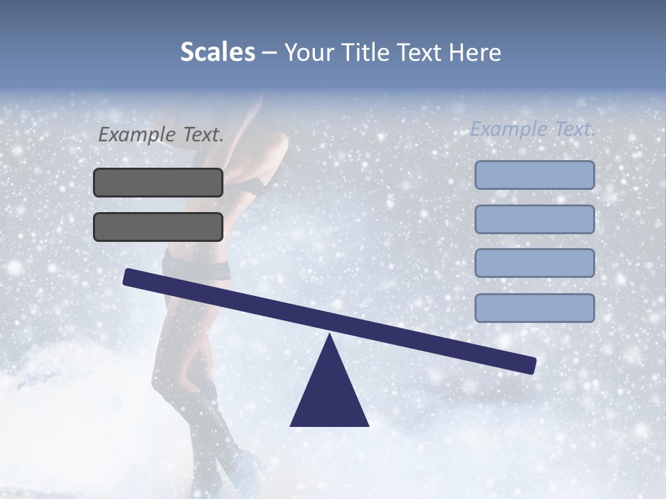 Bikini Blue Night PowerPoint Template