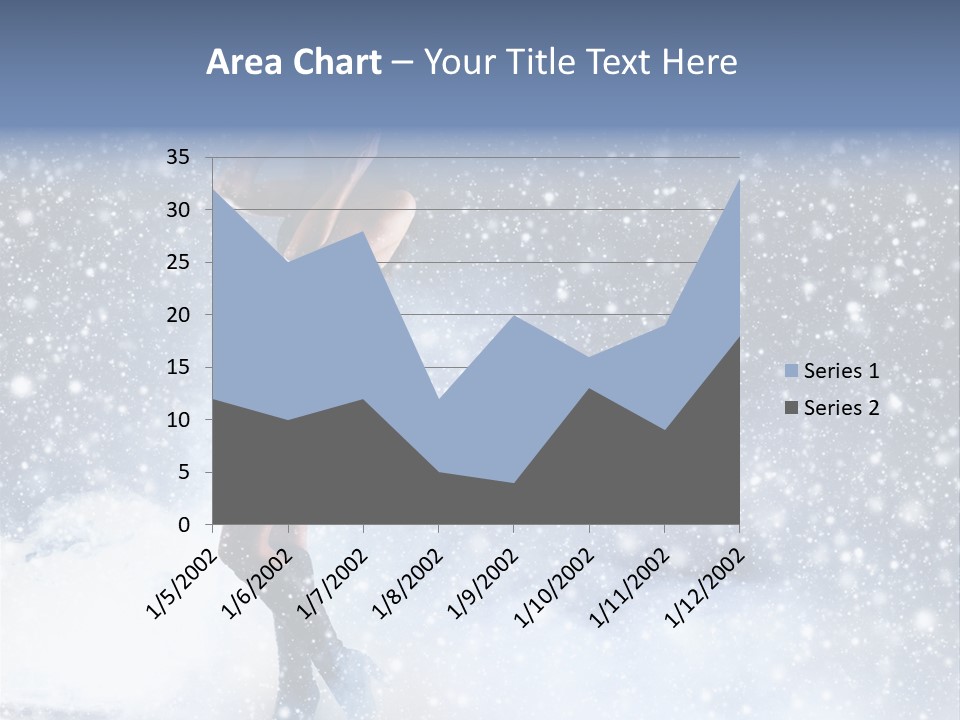 Bikini Blue Night PowerPoint Template