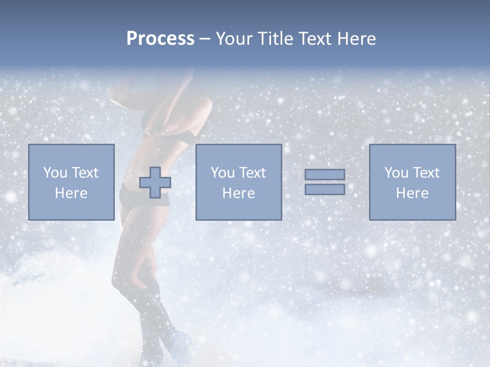Bikini Blue Night PowerPoint Template