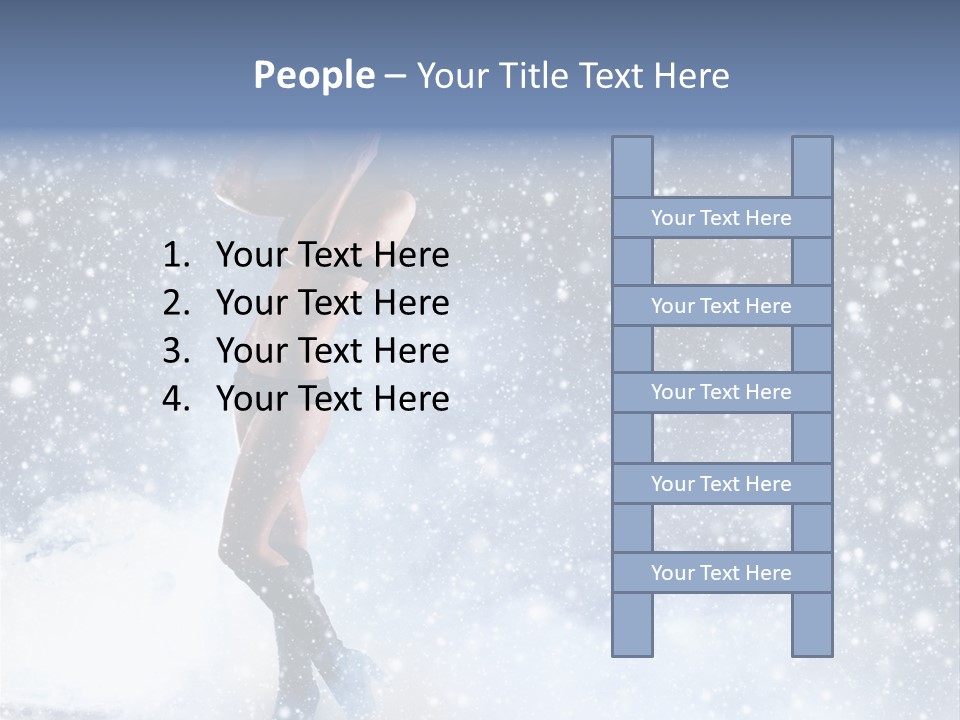 Bikini Blue Night PowerPoint Template