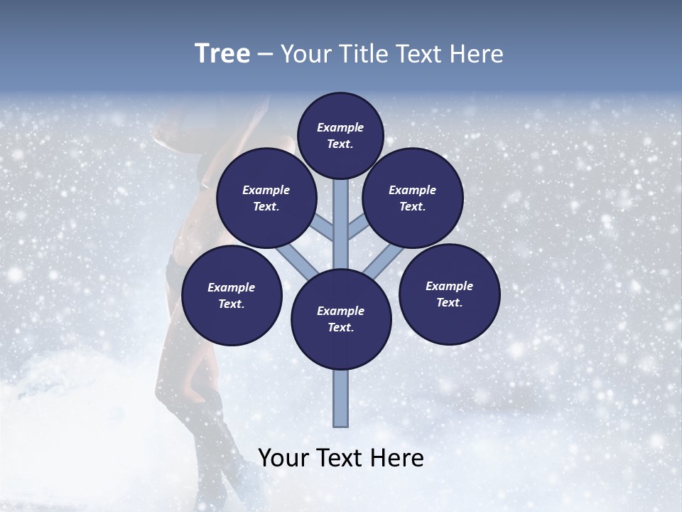 Bikini Blue Night PowerPoint Template