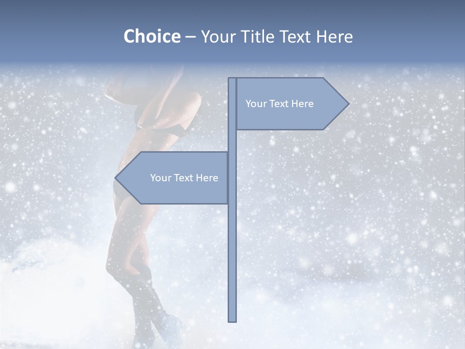 Bikini Blue Night PowerPoint Template