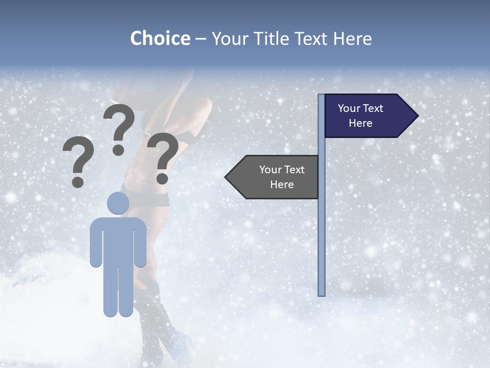 Bikini Blue Night PowerPoint Template