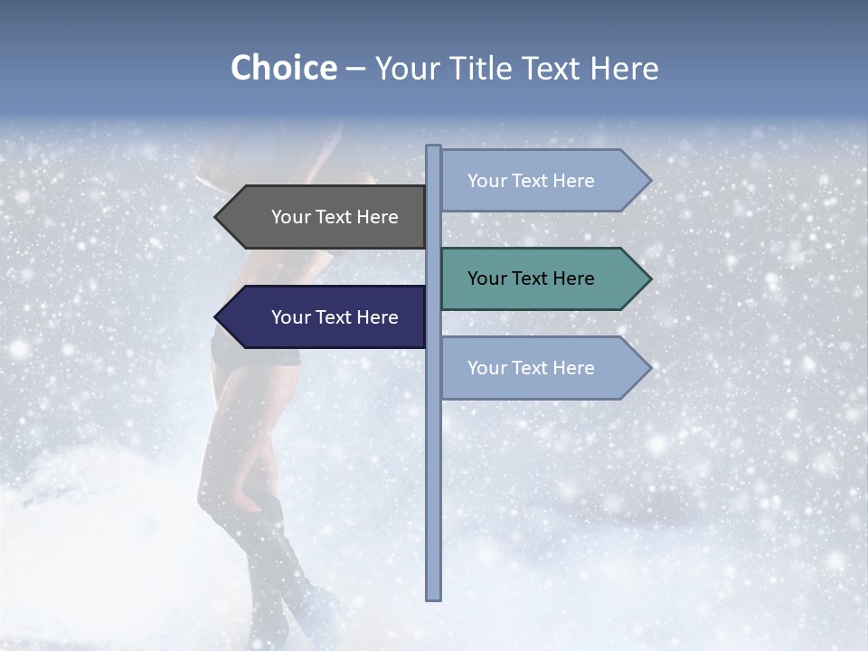 Bikini Blue Night PowerPoint Template