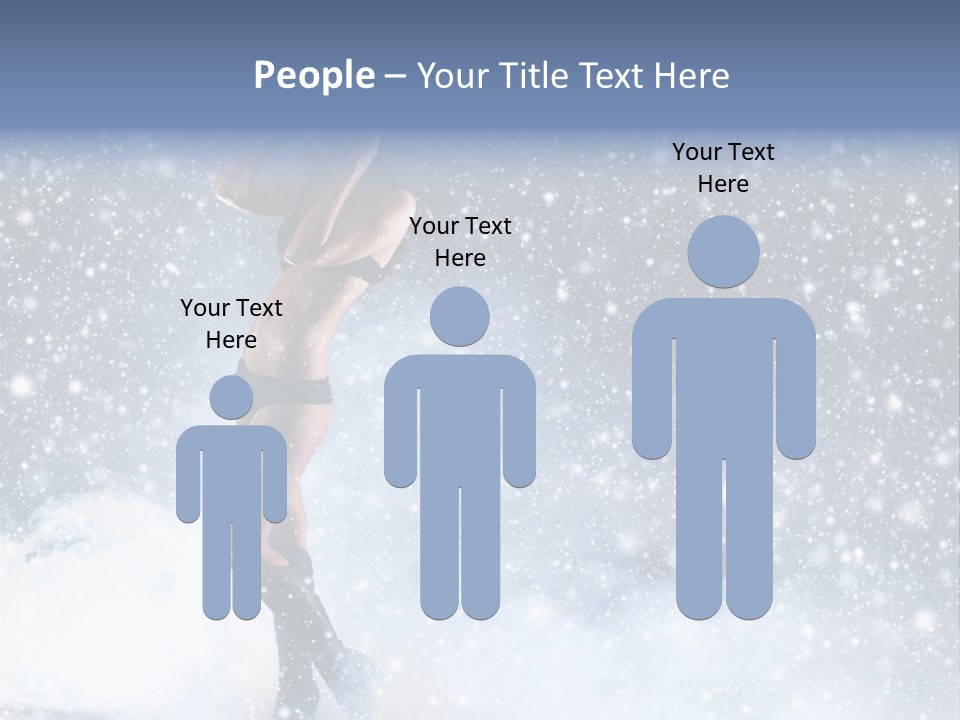 Bikini Blue Night PowerPoint Template