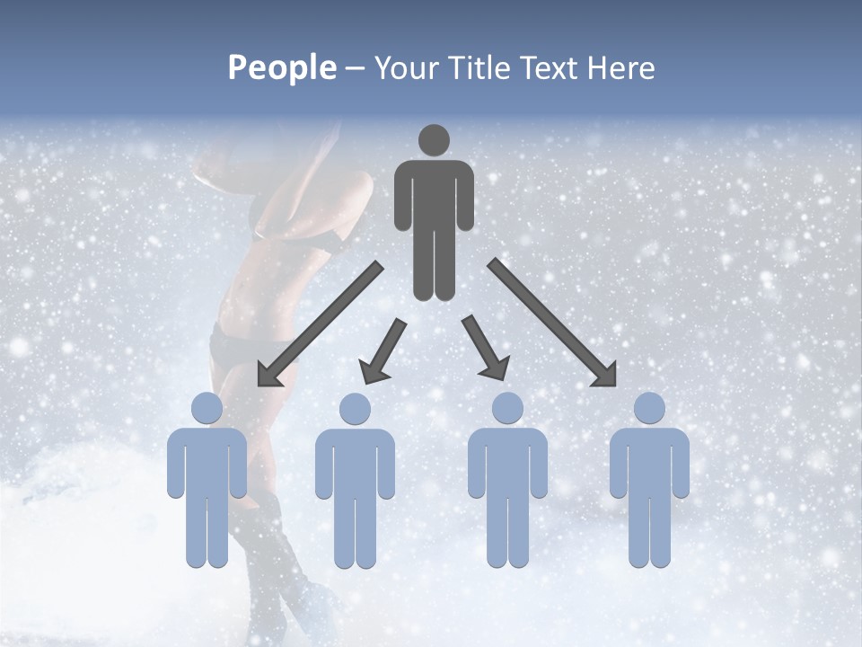 Bikini Blue Night PowerPoint Template