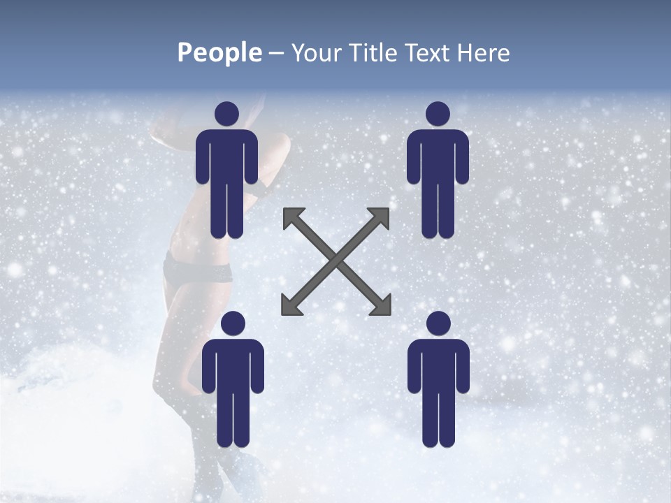 Bikini Blue Night PowerPoint Template