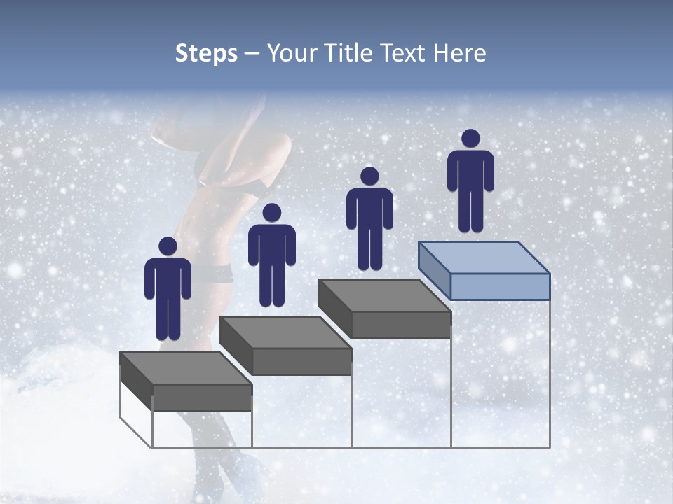 Bikini Blue Night PowerPoint Template