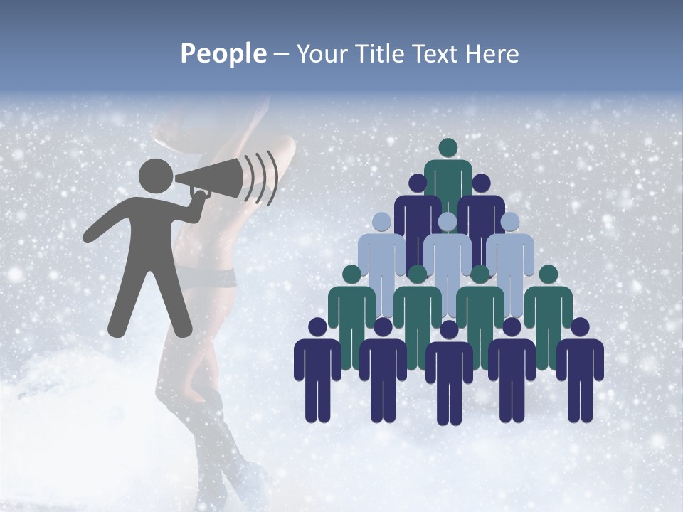 Bikini Blue Night PowerPoint Template