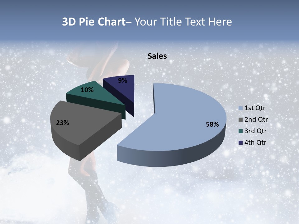 Bikini Blue Night PowerPoint Template