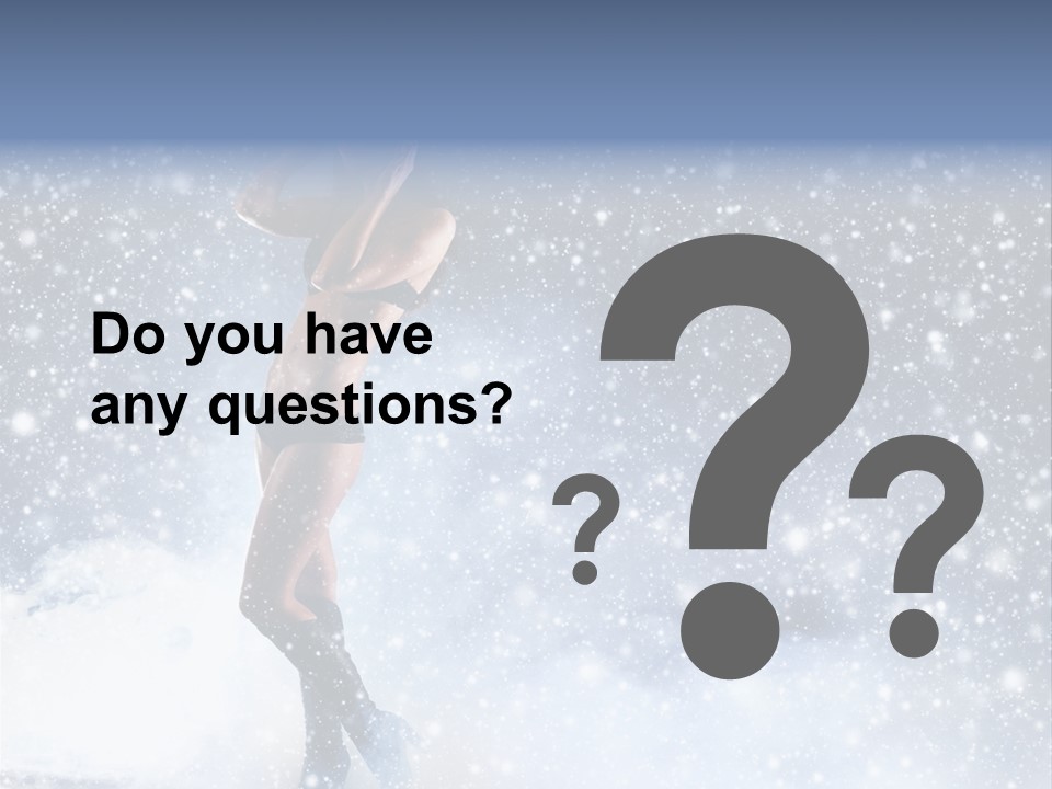 Bikini Blue Night PowerPoint Template