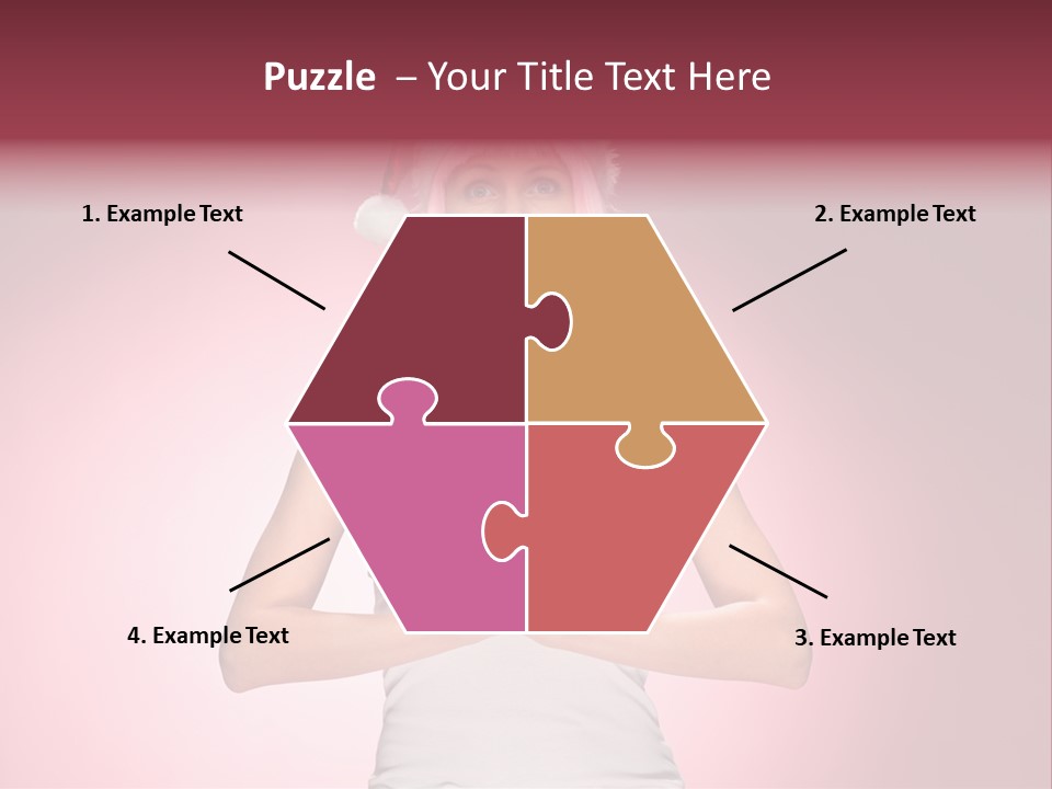 Candy Joy Santa PowerPoint Template