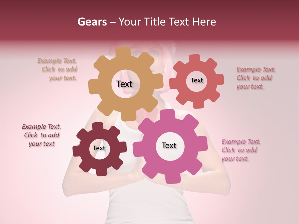 Candy Joy Santa PowerPoint Template