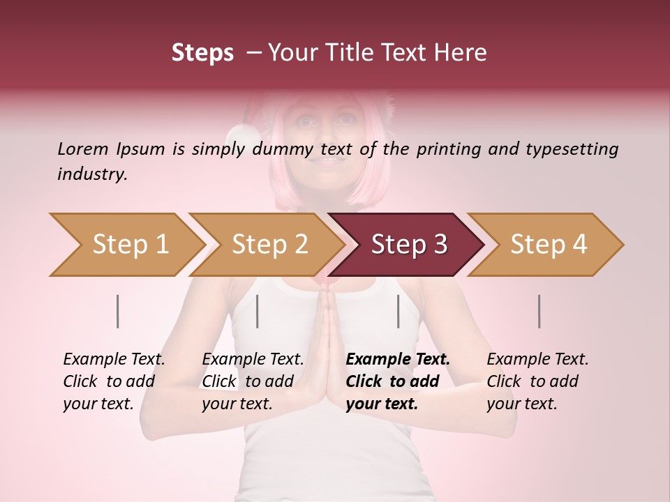 Candy Joy Santa PowerPoint Template