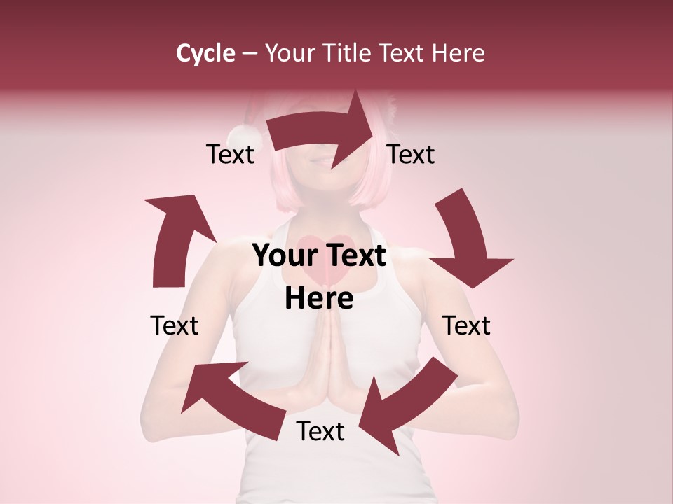 Candy Joy Santa PowerPoint Template