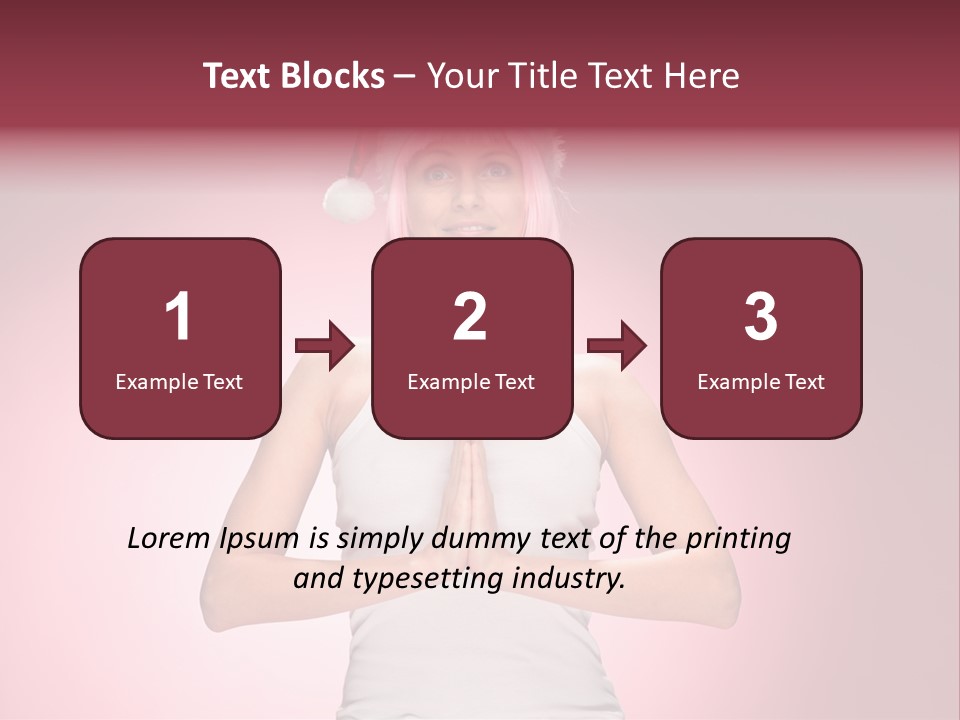 Candy Joy Santa PowerPoint Template