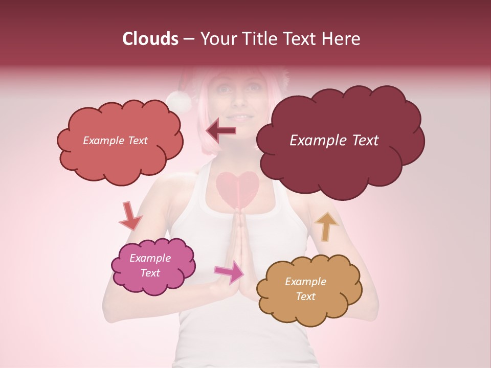 Candy Joy Santa PowerPoint Template