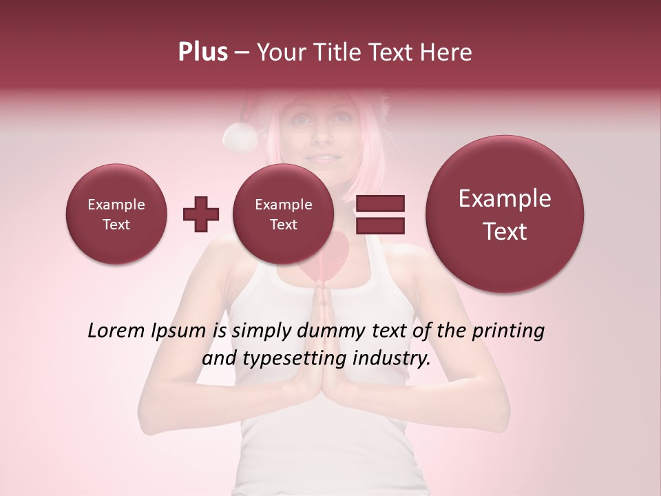 Candy Joy Santa PowerPoint Template