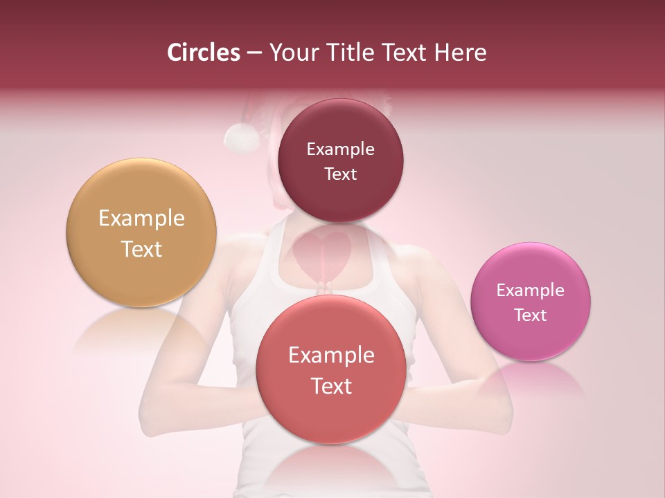 Candy Joy Santa PowerPoint Template