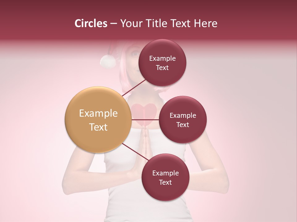 Candy Joy Santa PowerPoint Template