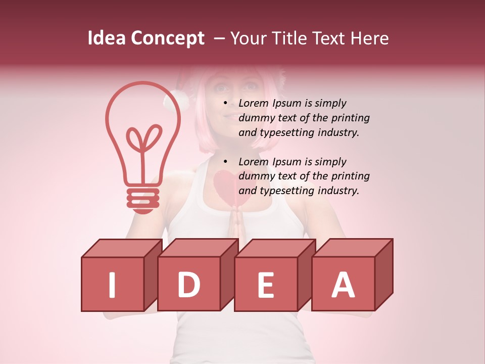 Candy Joy Santa PowerPoint Template