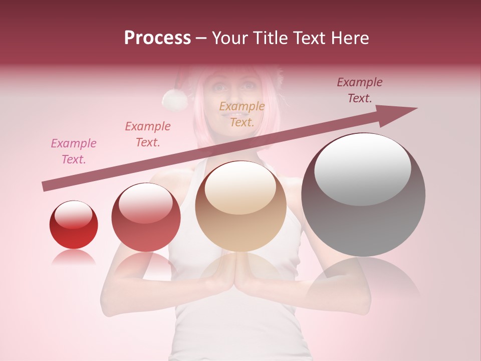 Candy Joy Santa PowerPoint Template