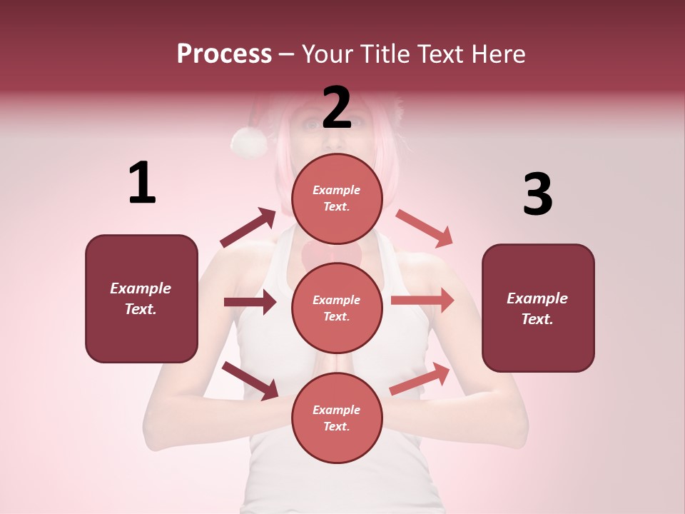 Candy Joy Santa PowerPoint Template