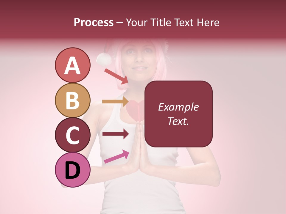 Candy Joy Santa PowerPoint Template