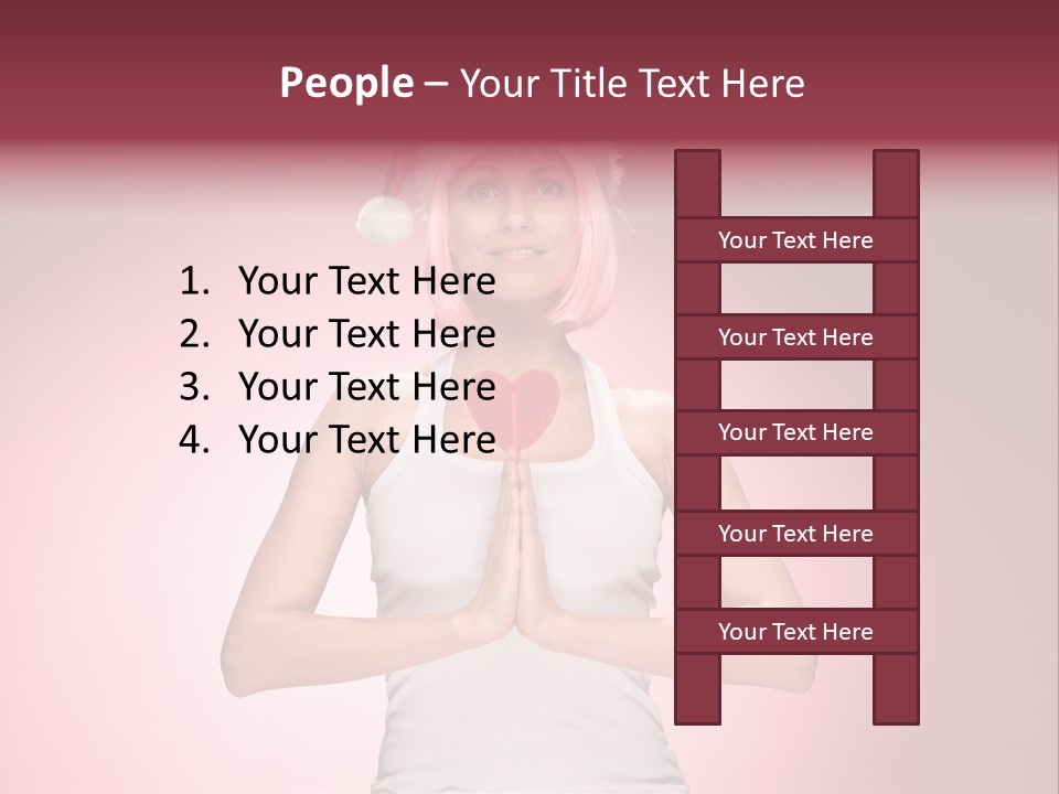 Candy Joy Santa PowerPoint Template