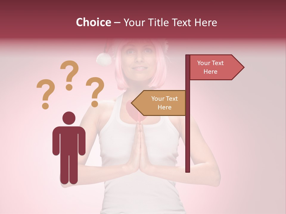 Candy Joy Santa PowerPoint Template