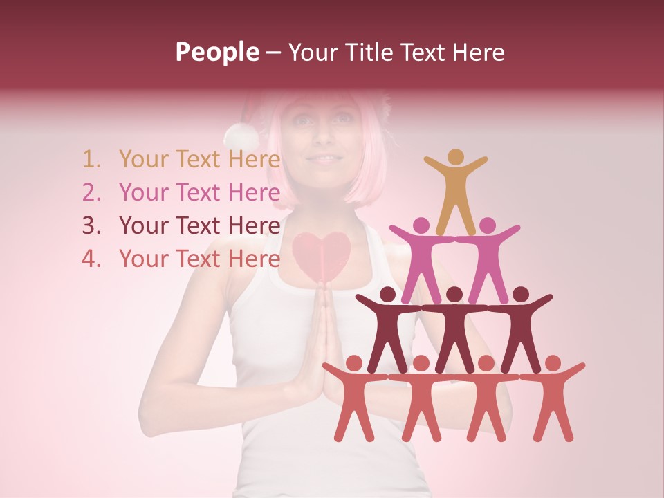 Candy Joy Santa PowerPoint Template