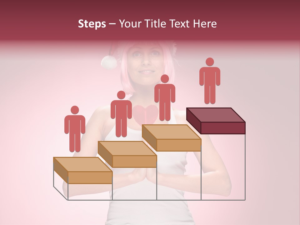 Candy Joy Santa PowerPoint Template