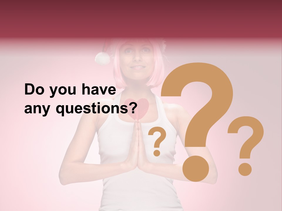 Candy Joy Santa PowerPoint Template