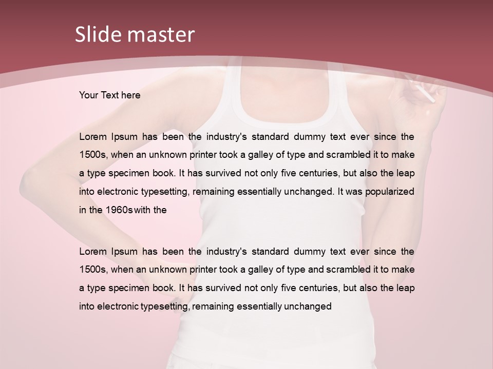 Dress Young Eat PowerPoint Template