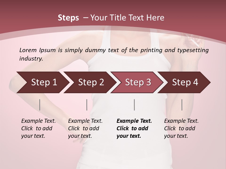 Dress Young Eat PowerPoint Template