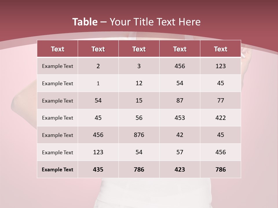 Dress Young Eat PowerPoint Template