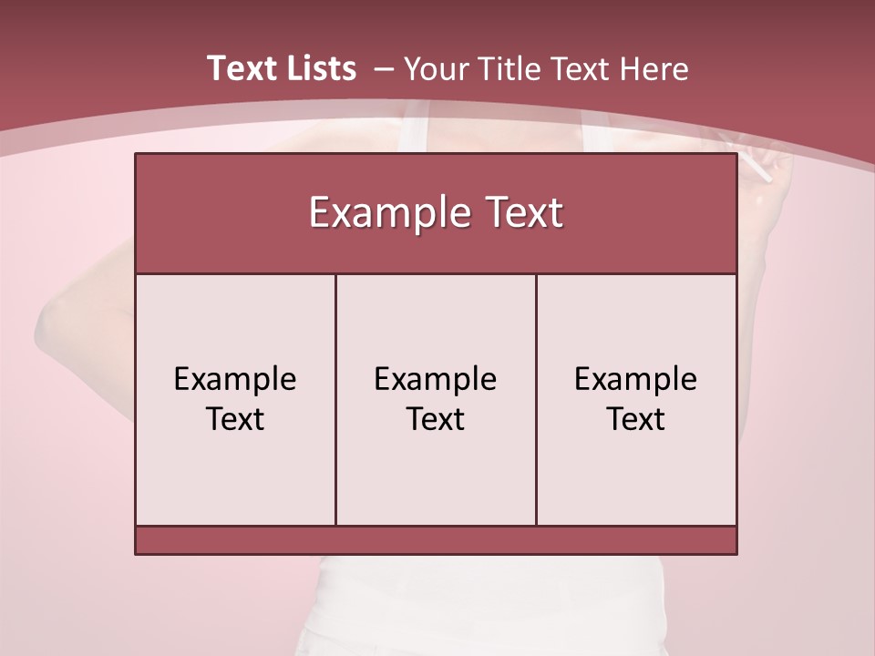 Dress Young Eat PowerPoint Template