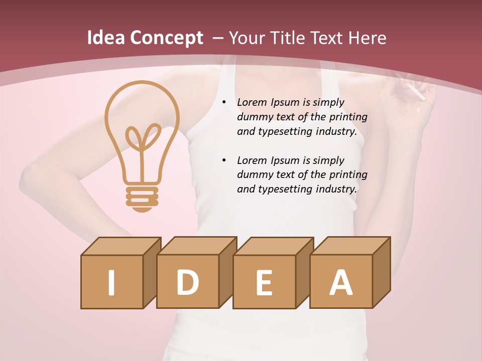 Dress Young Eat PowerPoint Template